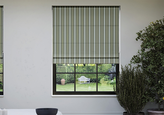 The British Stripe Co. Charles, Highlands No.1 - Twist&Fit Roman Blind - Image 3